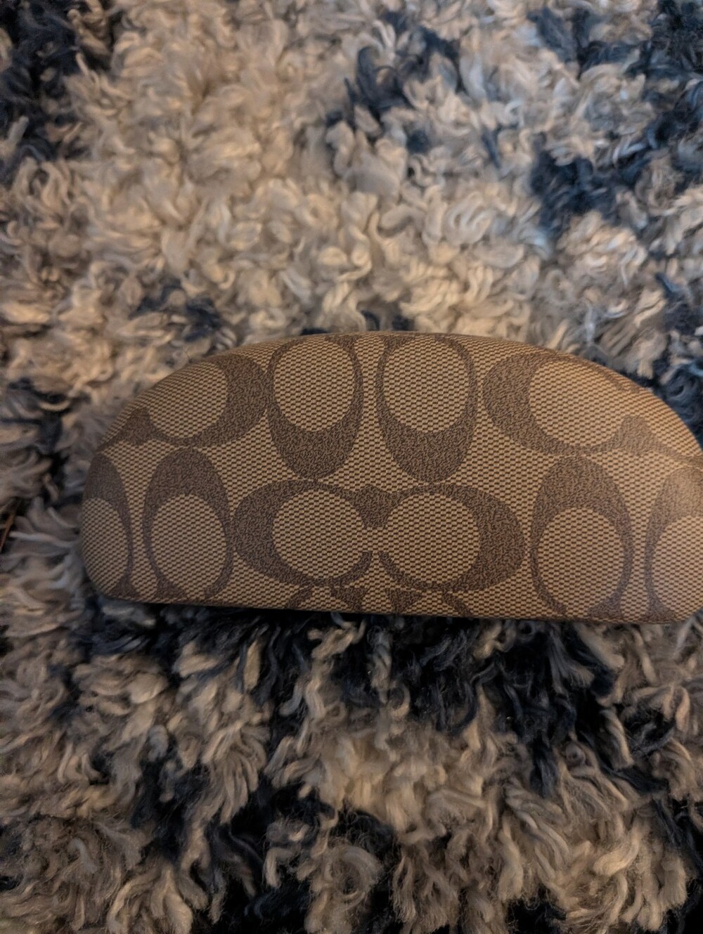 Coach Signature Brown Sunglasses Case